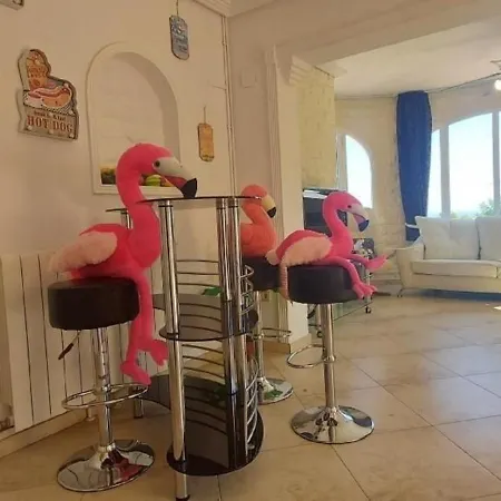 Casa Flamingo Mit Xxl-salzwasser-privatpool Calpe